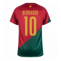 Koszulka piłkarska Portugalia Bernardo Silva #10 Strój Domowy MŚ 2022 tanio Krótki Rękaw